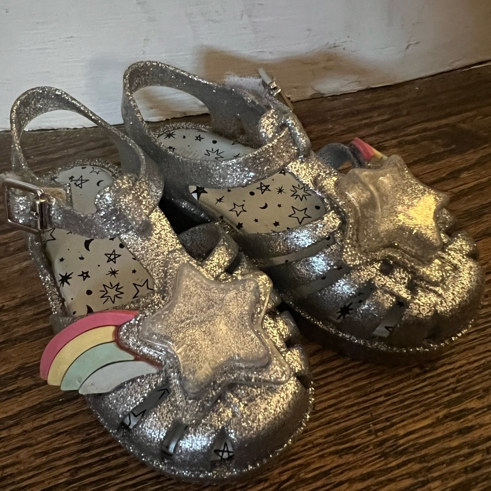 Mini Melissa shooting star sandals